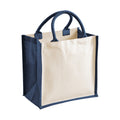 Navy - Front - Westford Mill Jute Tote