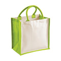 Apple Green - Front - Westford Mill Jute Tote