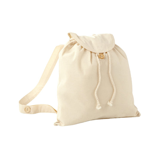 Natural - Front - Westford Mill Festival Natural Backpack