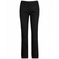 Black - Front - WK. Designed To Work Womens-Ladies Day To Day Trousers