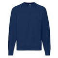 Navy - Front - Fruit Of The Loom Mens Classic Raglan Sweatshirt