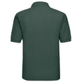 Bottle Green - Back - Russell Mens Polycotton Pique Polo Shirt