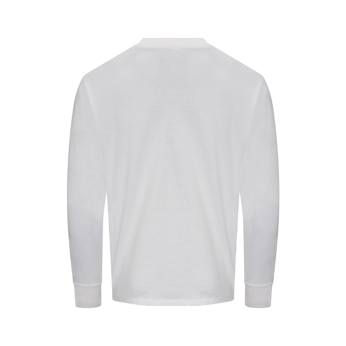 White - Back - Awdis Unisex Adult Oversized Long-Sleeved T-Shirt