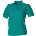 Jade - Front - Henbury Womens-Ladies Pique Polo Shirt