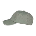 Washed Almond Green - Side - Native Spirit Unisex Adult Destroy Cap