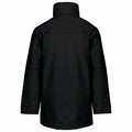 Black - Back - Kariban Mens Parka