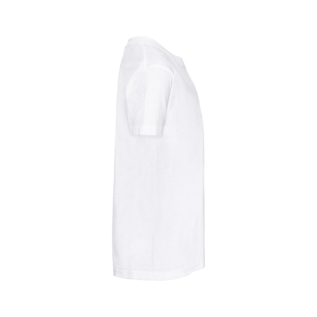 White - Side - Jerzees Schoolgear Childrens-Kids Classic 175 Ringspun Cotton T-Shirt