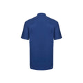 Bright Royal Blue - Back - Russell Collection Mens Oxford Easy-Care Short-Sleeved Shirt
