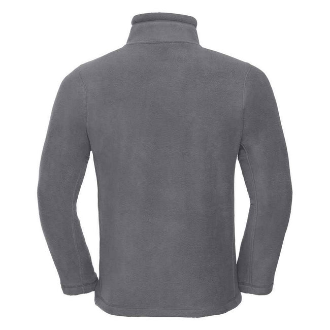 Convoy Grey - Back - Russell Mens Outdoor Fleece Jacket