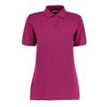 Magenta - Front - Kustom Kit Womens-Ladies Klassic Pique Polo Shirt