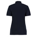 Navy - Back - Kustom Kit Womens-Ladies Klassic Pique Polo Shirt