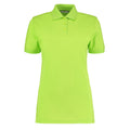 Lime - Front - Kustom Kit Womens-Ladies Klassic Pique Polo Shirt