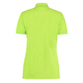Lime - Back - Kustom Kit Womens-Ladies Klassic Pique Polo Shirt