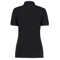 Black - Back - Kustom Kit Womens-Ladies Klassic Pique Polo Shirt