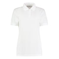 White - Front - Kustom Kit Womens-Ladies Klassic Pique Polo Shirt