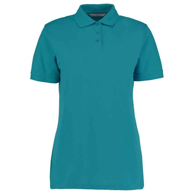 Jade - Front - Kustom Kit Womens-Ladies Klassic Pique Polo Shirt