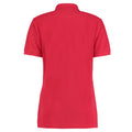 Red - Back - Kustom Kit Womens-Ladies Klassic Pique Polo Shirt