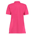 Raspberry - Back - Kustom Kit Womens-Ladies Klassic Pique Polo Shirt