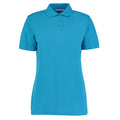 Turquoise - Front - Kustom Kit Womens-Ladies Klassic Pique Polo Shirt
