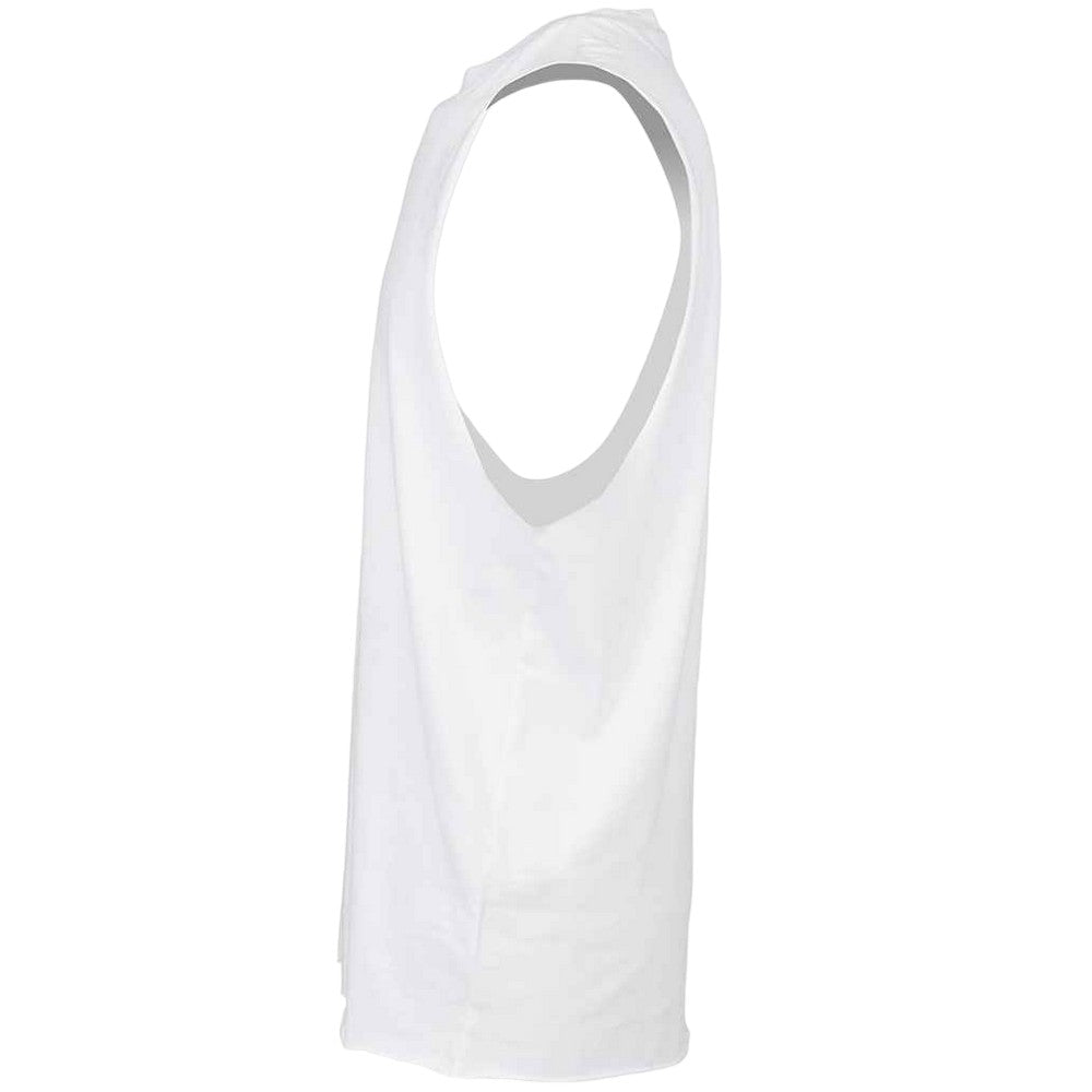 White - Side - SF Men Mens High-Neck Tank Top