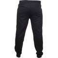Black - Back - SF Men Mens Cuffed Slim Jogging Bottoms