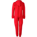 Bright Red - Back - SF Minni Childrens-Kids All-In-One Nightwear