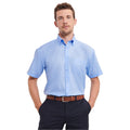 Bright Sky - Back - Russell Collection Mens Ultimate Short-Sleeved Shirt