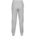 Grey - Back - SF Men Mens Heather Cuffed Slim Jogging Bottoms