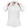 White-Red - Front - Spiro Womens-Ladies Team Spirit Polo Shirt