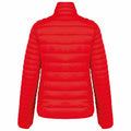 Red - Back - Kariban Womens-Ladies Lightweight Padded Jacket