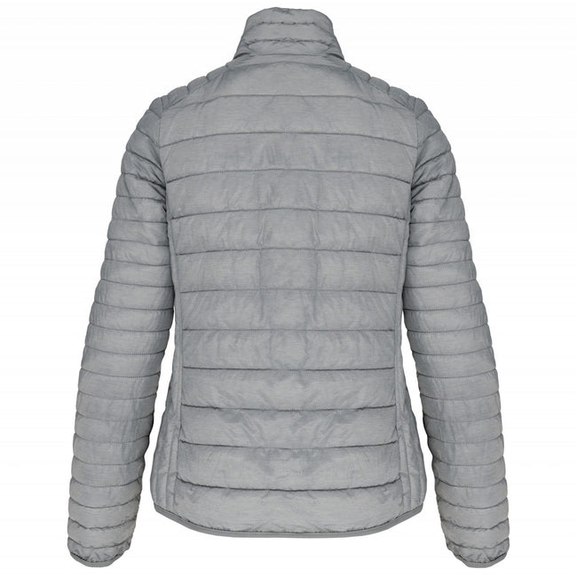 Silver Marl - Back - Kariban Womens-Ladies Lightweight Padded Jacket