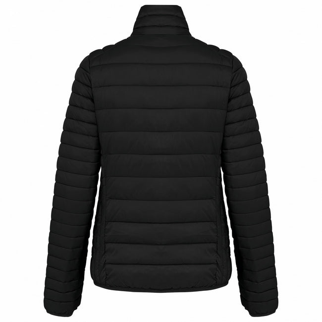 Black - Back - Kariban Womens-Ladies Lightweight Padded Jacket