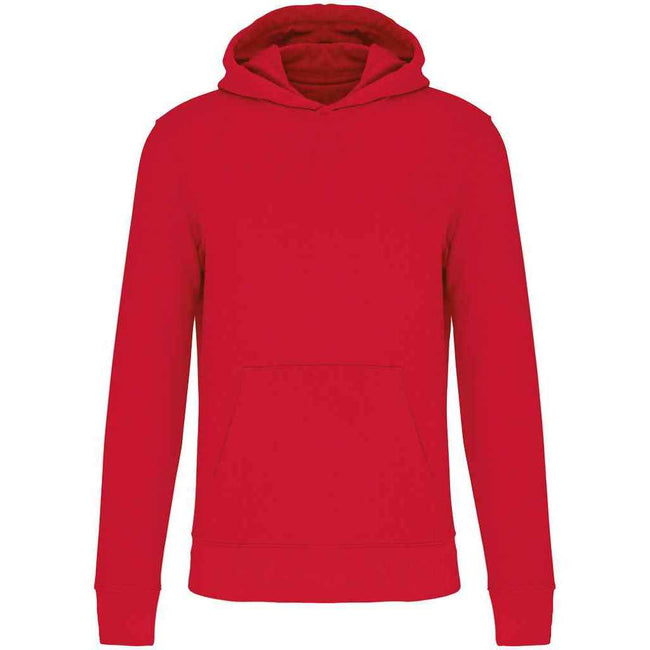 Red - Front - Kariban Childrens-Kids Eco Friendly Hoodie
