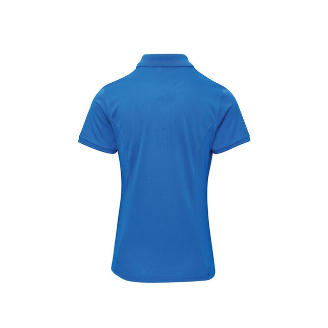 Sapphire Blue - Back - Premier Womens-Ladies Coolchecker Plus Polo Shirt