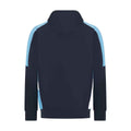 Navy-Sky Blue - Back - Finden & Hales Unisex Adult Team Hoodie