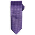 Purple - Front - Premier Puppytooth Tie
