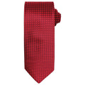 Red - Front - Premier Puppytooth Tie