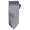 Silver - Front - Premier Puppytooth Tie
