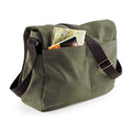Vintage Military Green - Back - Quadra Vintage Messenger Bag
