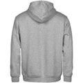 Heather Grey - Back - Tee Jays Mens Power Organic Heather Hoodie