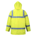 Yellow - Back - Portwest Unisex Adult Hi-Vis Traffic Jacket