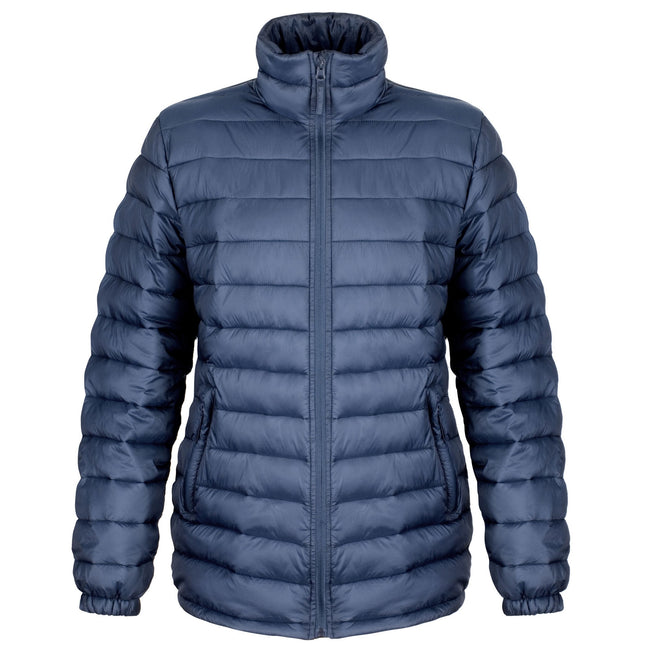 Navy - Front - Result Urban Womens-Ladies Ice Bird Padded Jacket