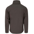 Charcoal - Back - PRO RTX Mens Double Layered Soft Shell Jacket