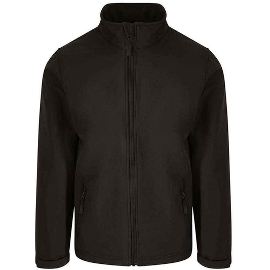 Black - Front - PRO RTX Mens Double Layered Soft Shell Jacket