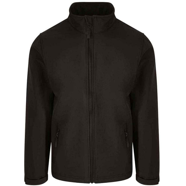Black - Front - PRO RTX Mens Double Layered Soft Shell Jacket
