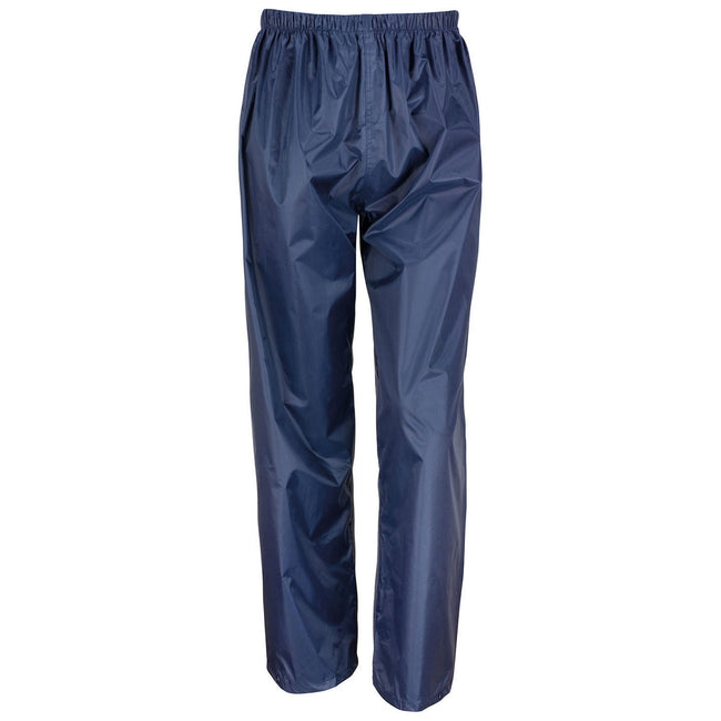 Navy - Front - Result Core Unisex Adult Waterproof Over Trousers