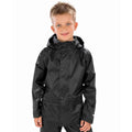 Black - Back - Result Core Childrens-Kids Waterproof Over Jacket