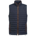 Navy - Front - Brook Taverner Unisex Adult Tampa Gilet