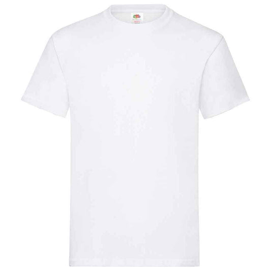 White - Front - Fruit of the Loom Unisex Adult Heavy Cotton T-Shirt
