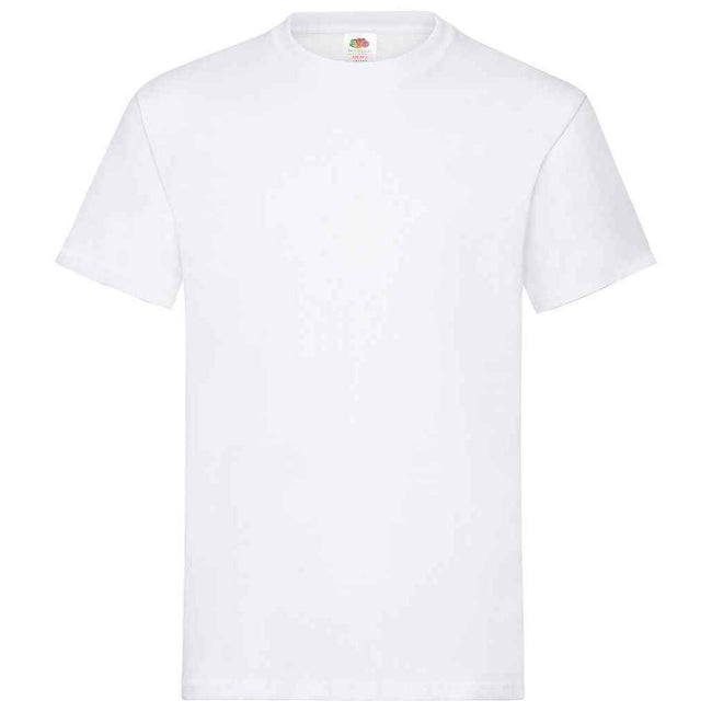 White - Front - Fruit of the Loom Unisex Adult Heavy Cotton T-Shirt